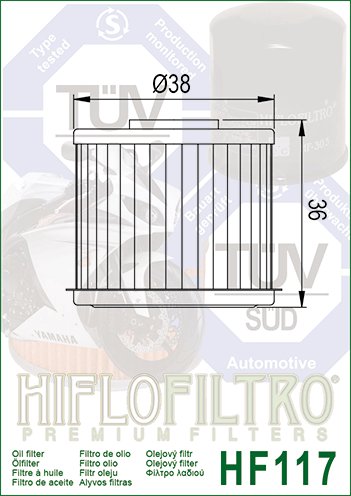 SXS 1000 PIONEER (2016 - 2023) alyvos filtras | Hiflofiltro