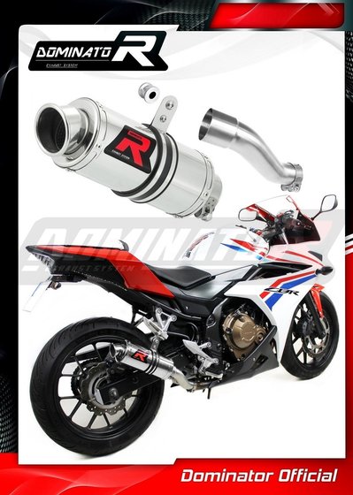 CBR 500 R (2016 - 2019) exhaust silencer gp1 | Dominator