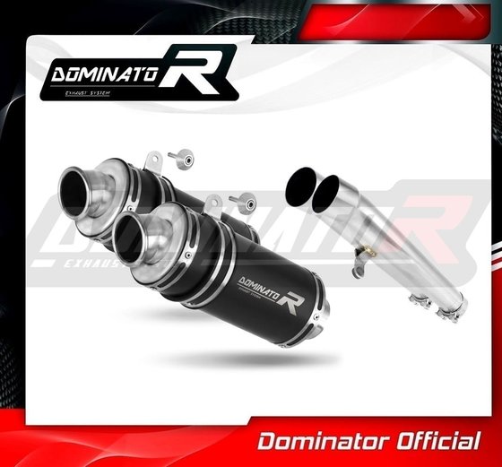 CB 1100 (1970 - 2022) exhaust silencer gp1 black | Dominator