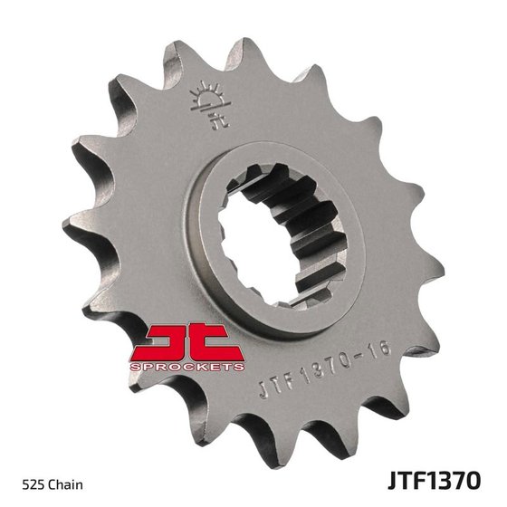 CBR 600 F (1999 - 2013) priekinė žvaigždutė 16 dantukų žingsnis 525 jtf137016 | JT Sprockets