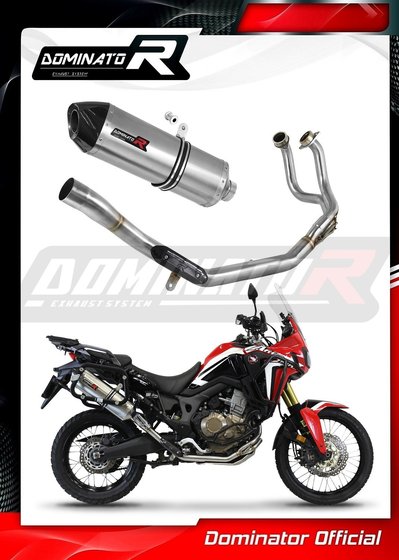 CRF 1000 L AFRICA TWIN (2015 - 2017) full exhaust system silencer hp7 | Dominator