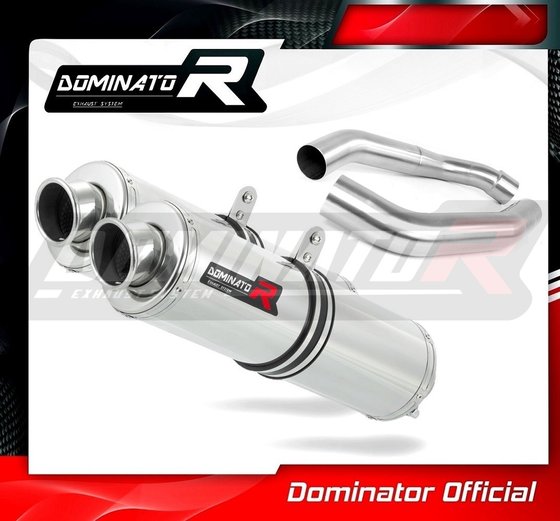 CBR 1000 F (1988 - 2000) exhaust silencer round | Dominator