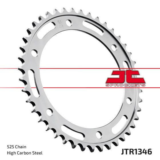 VFR 800 F (2014 - 2020) plieninė galinė žvaigždutė | JT Sprockets