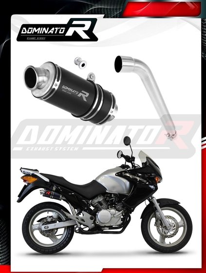 XL 125 V VARADERO (2007 - 2012) exhaust silencer muffler gp1 black | Dominator