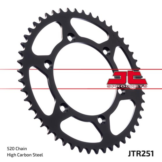 XR 350 R (1983 - 1985) plieninė galinė žvaigždutė | JT Sprockets