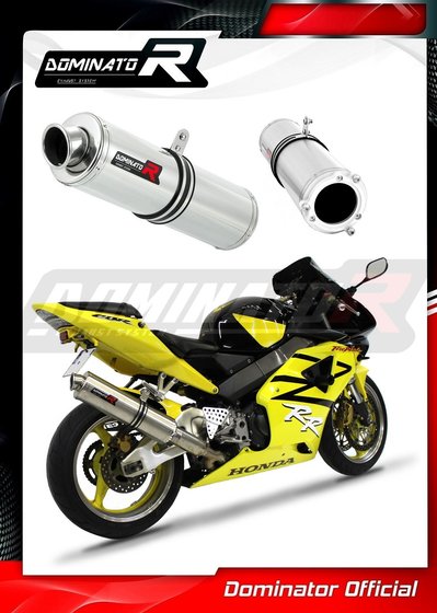 CBR 900 RR FIREBLADE (2002 - 2003) exhaust silencer round | Dominator