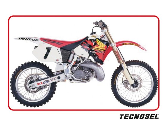 CR 125 R (1995 - 1997) lipdukų rinkinys su sėdynės užvalkalu | TECNOSEL