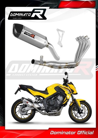 CB 650 F (2014 - 2018) full exhaust system silencer hp1 | Dominator