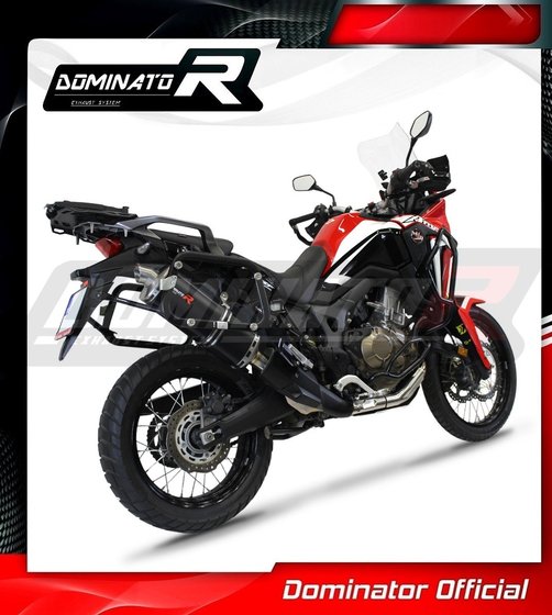 CRF 1000 L AFRICA TWIN (2015 - 2017) exhaust silencer p7 black | Dominator