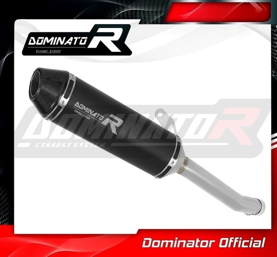 CBR 250 R (2011 - 2013) exhaust silencer muffler hp3 black | Dominator