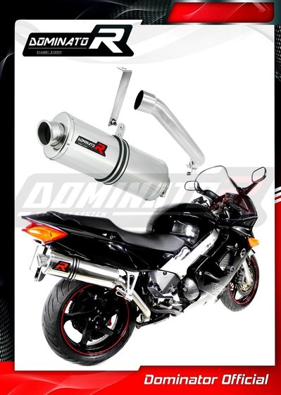 VFR 800 F (1998 - 2001) exhaust silencer hi level oval | Dominator