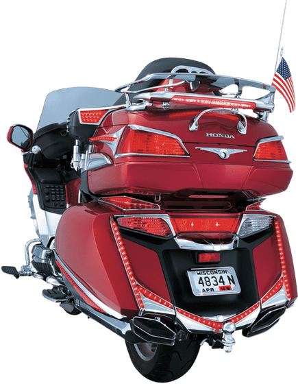 GL 1800 GOLD WING (2012 - 2017) chromuotas galinio sparno antgalis honda gl1800 | KURYAKYN