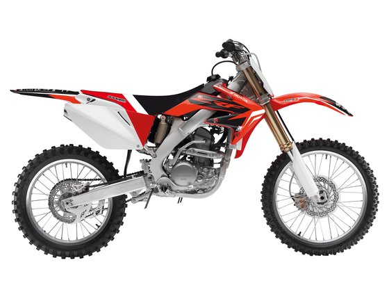 CRF 250 R (2004 - 2009) grafinis rinkinys su sėdynės užvalkalu, skirtas crf250 4-09 | BLACKBIRD RACING