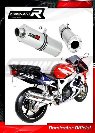 CBR 900 RR FIREBLADE (1996 - 1999) exhaust silencer oval | Dominator