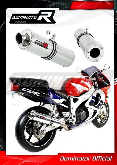 CBR 900 RR FIREBLADE (1996 - 1999) exhaust silencer round | Dominator