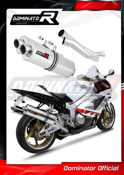 VTR 1000 F SUPERHAWK (2000 - 2001) exhaust silencer oval | Dominator