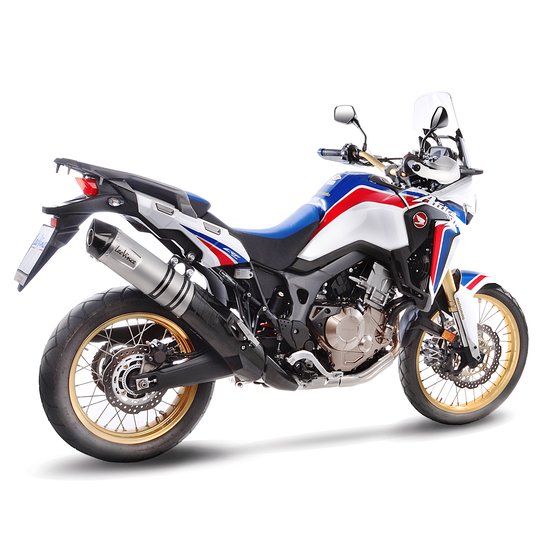 CRF 1000 L AFRICA TWIN (2016 - 2016) lv one evo nerūdijančio plieno duslintuvas | LEOVINCE