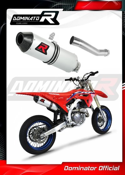 CRF 450 R (2021 - 2021) exhaust silencer mx2 | Dominator