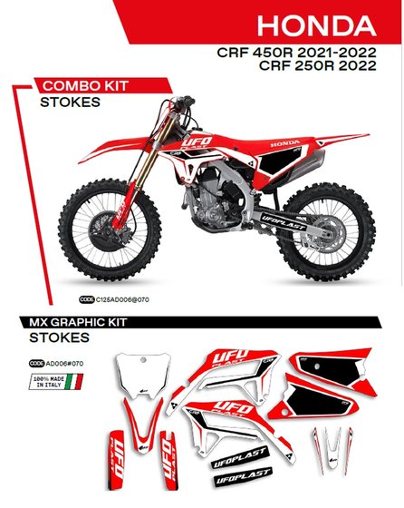 CRF 450 R (2021 - 2022) lipdukų rinkinys | UFO