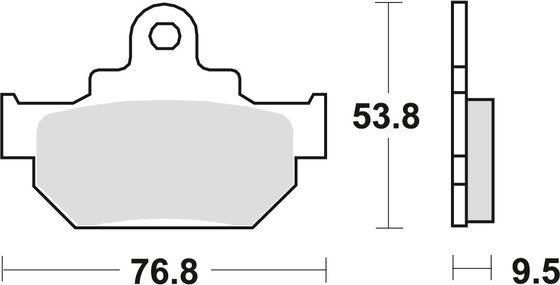 MBX 125 (1984 - 1984) stabdžių trinkelės | TRW