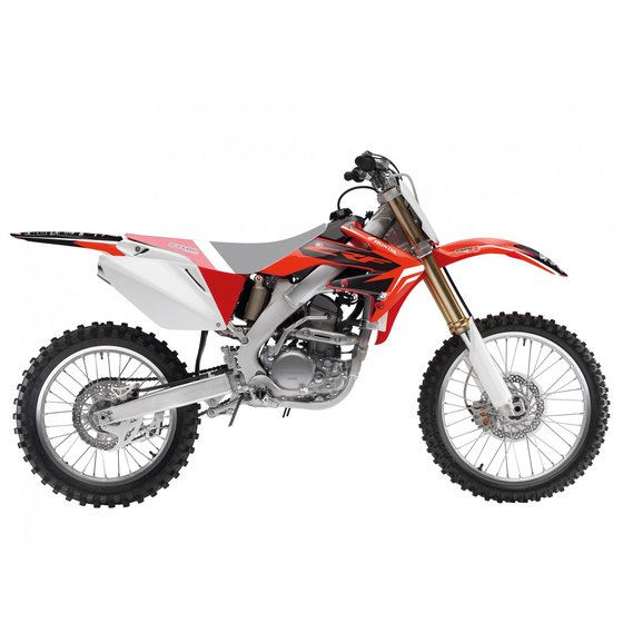 CRF 250 R (2004 - 2009) pilnas lipdukų rinkinys (lipdukai) | BLACKBIRD