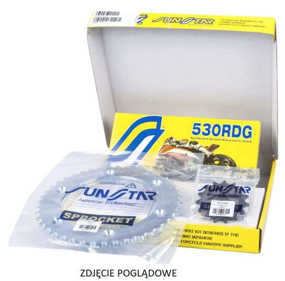 CBR 1000 RR (2006 - 2008) plieninių grandinių rinkinys, skirtas cbr1000 6-07 | SUNSTAR SPROCKETS