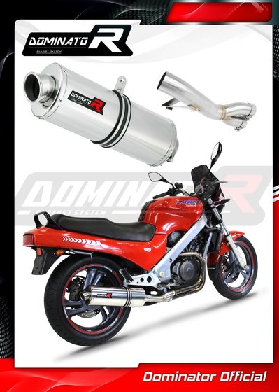 NTV 650 REVERE (1988 - 1997) exhaust silencer oval | Dominator