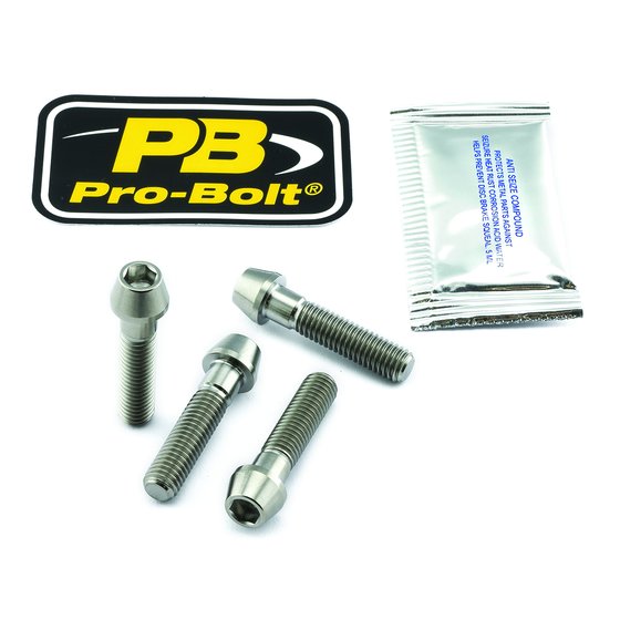 CBR 1000 RR (2017 - 2019) titanium front axle pinch bolt kit | PRO BOLT