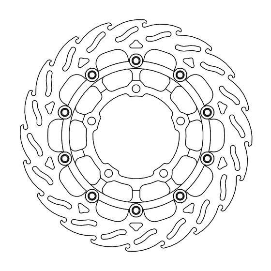 CBR 650 (2019 - 2022) flame floating brake rotor | MOTO-MASTER