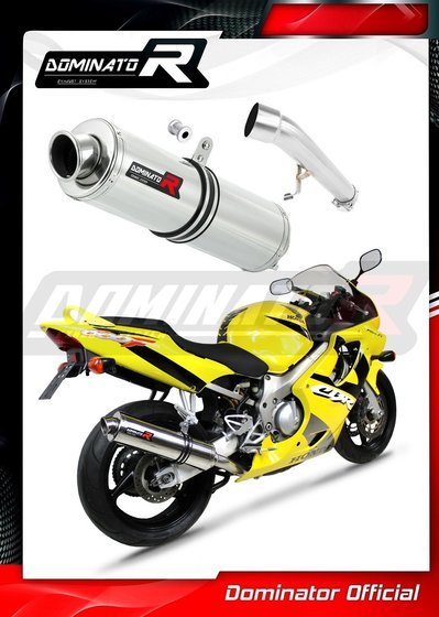 CBR 600 F (1999 - 2000) exhaust silencer round | Dominator