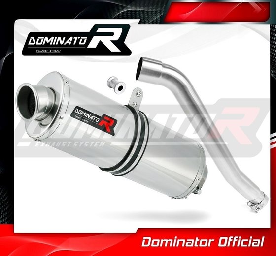 XL 600 V TRANSALP (1987 - 2000) exhaust silencer oval | Dominator