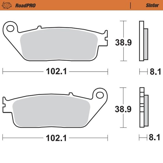 SH 125 (2005 - 2022) scooter brake pad | MOTO-MASTER