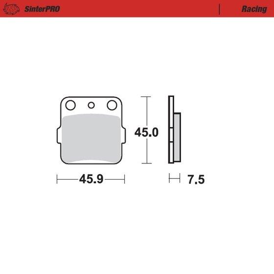 ATC 200 (1981 - 1986) sintered metal racing brake pads | MOTO-MASTER