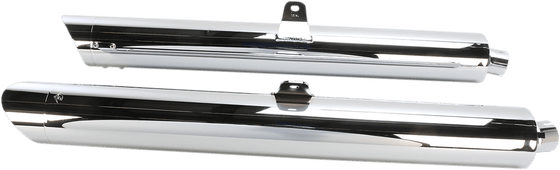 GL 1800 GOLD WING (2012 - 2022) scalloped chrome slip-on mufflers for honda gl1800 | COBRA