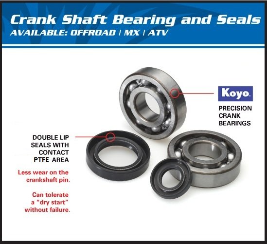 CRF 230 M (2009 - 2009) crank shaft brg kit | All Balls