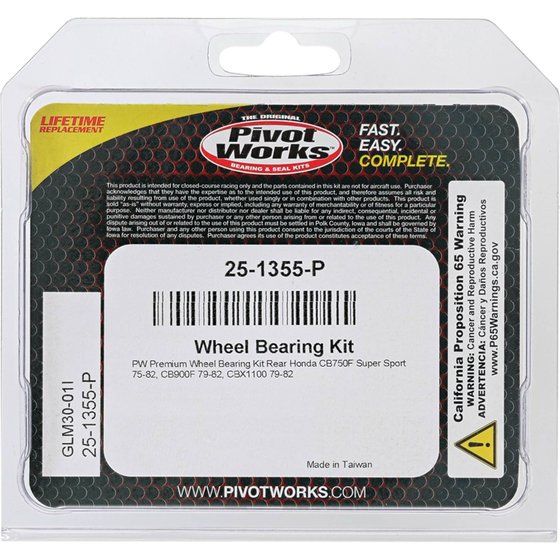 CB 900 F (1979 - 1982) wheel bearing kit rear | All Balls