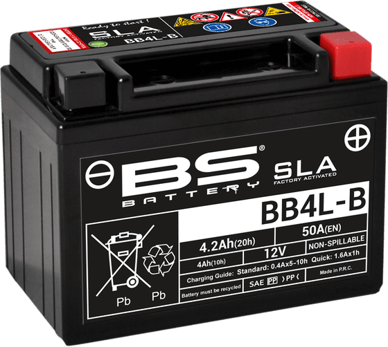 ND 50 MELODY (1981 - 1985) bb4l-b sla battery | BS BATTERY