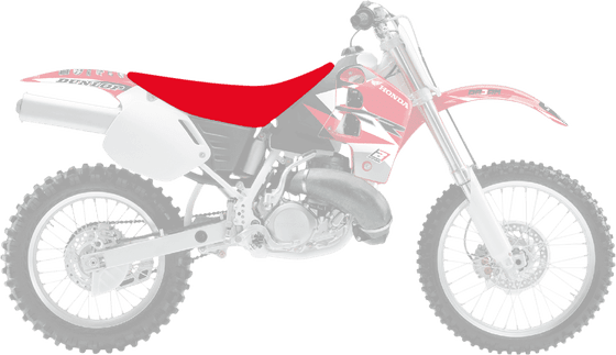 CR 250 R (1990 - 1991) pyramid seat cover red | BLACKBIRD RACING