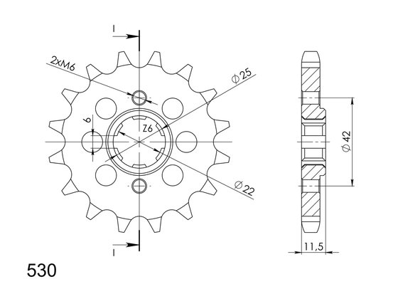 FT 500 (1982 - 1984) supersprox / jt front sprocket 289.15 | Supersprox