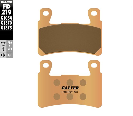 CB 1300 (2001 - 2002) sintered ceramic brake pads | GALFER