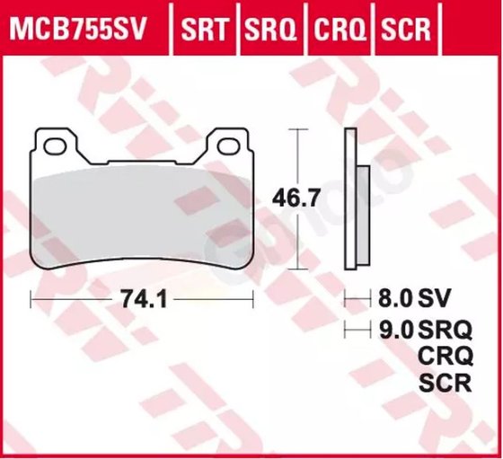 CBR 1000 RR SP (2014 - 2016) sintered metal brake pad | TRW