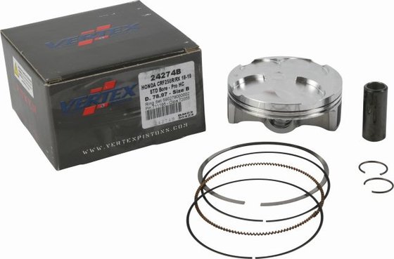 CRF 250 R (2018 - 2019) forged high compression piston kit | Vertex