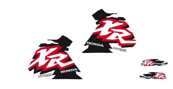 XR 400 R (1996 - 2004) complete sticker set (decals) | BLACKBIRD