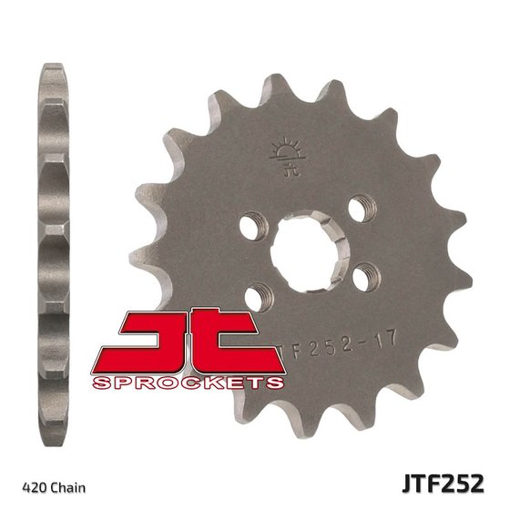 XR 80 R (1979 - 2003) front sprocket 13t pitch 420 | JT Sprockets