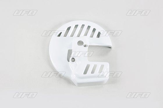 CR 250 R (1990 - 1991) front disc guard - honda cr125/250/500 white | UFO