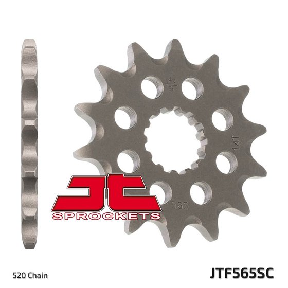 VT 600 C SHADOW (1988 - 1988) front sprocket racing 14tooth pitch 520 jtf56514sc | JT Sprockets