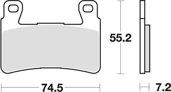 CBR 929 RR FIREBLADE (2000 - 2001) sintered metal brake pads | TRW