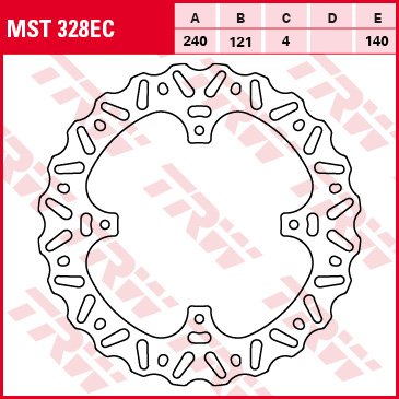 CRF 450 X (2005 - 2021) wave brake rotor | TRW