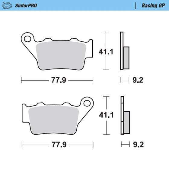 FX 650 VIGOR (1999 - 2000) racing brake pads | MOTO-MASTER