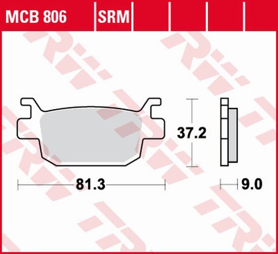 NSS 125 FORZA (2019 - 2020) sintered metal brake pads | TRW